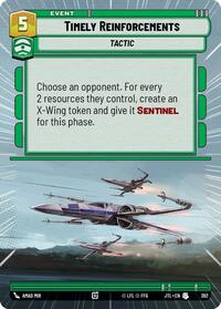Timely Reinforcements (Hyperspace)