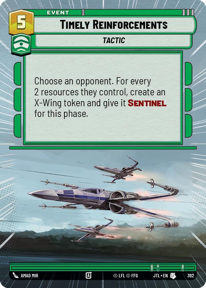 Timely Reinforcements (Hyperspace)