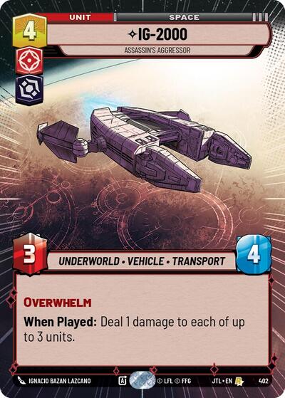 IG 2000 Assassins Aggressor Hyperspace