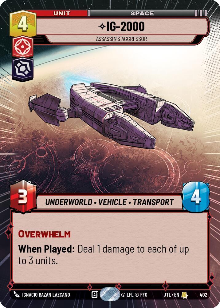 IG-2000 402 card