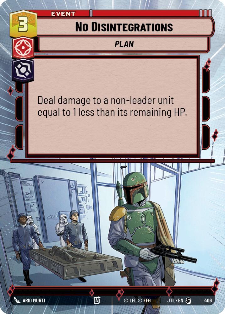 No Disintegrations (Hyperspace) 406 card