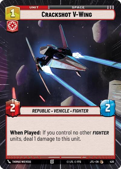 Crackshot V Wing Hyperspace
