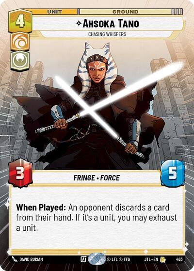 Ahsoka Tano - Chasing Whispers (Hyperspace) Jump to Lightspeed card price