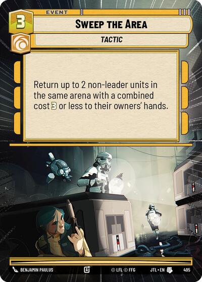 Sweep the Area Hyperspace