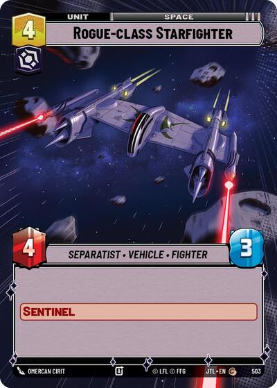 Rogue class Starfighter Hyperspace