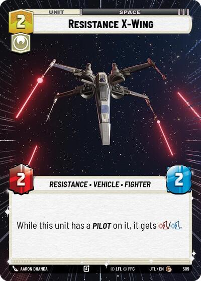 Resistance X Wing Hyperspace