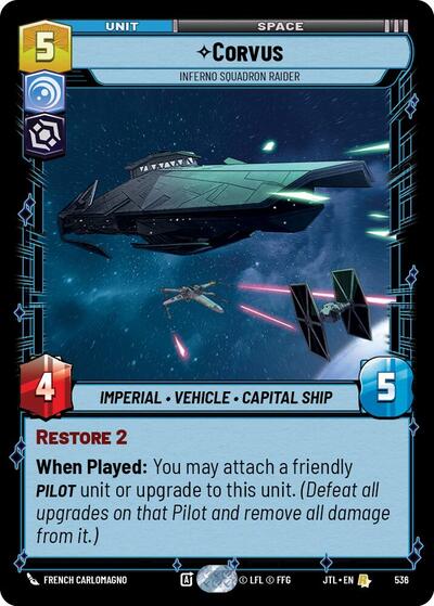 Corvus Inferno Squadron Raider Foil