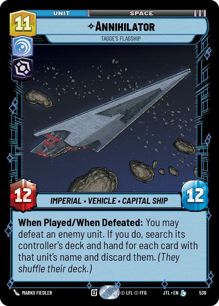 Annihilator 539 card