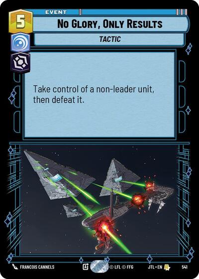 No Glory, Only Results (Foil) Jump to Lightspeed card price