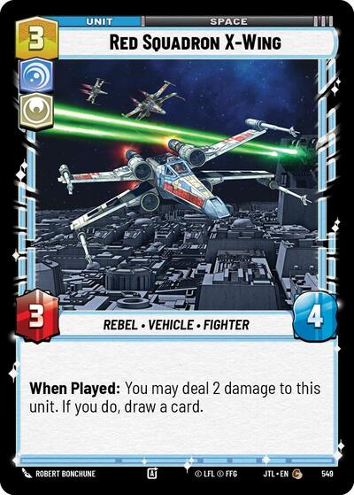 Red Squadron X Wing Foil