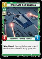 Resistance Blue Squadron (Foil) - Jump to Lightspeed - Star Wars ...