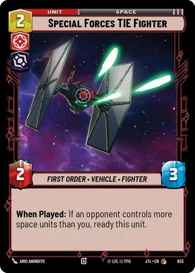 Special Forces TIE Fighter Foil