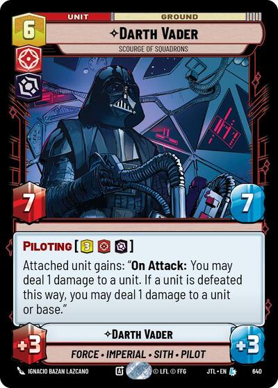 Darth Vader - Scourge of Squadrons (Foil) Jump to Lightspeed card price