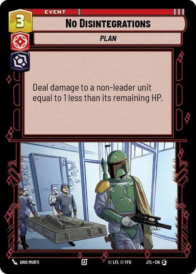 No Disintegrations (Foil) - Jump to Lightspeed