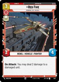 Red Five - Running the Trench (Foil)