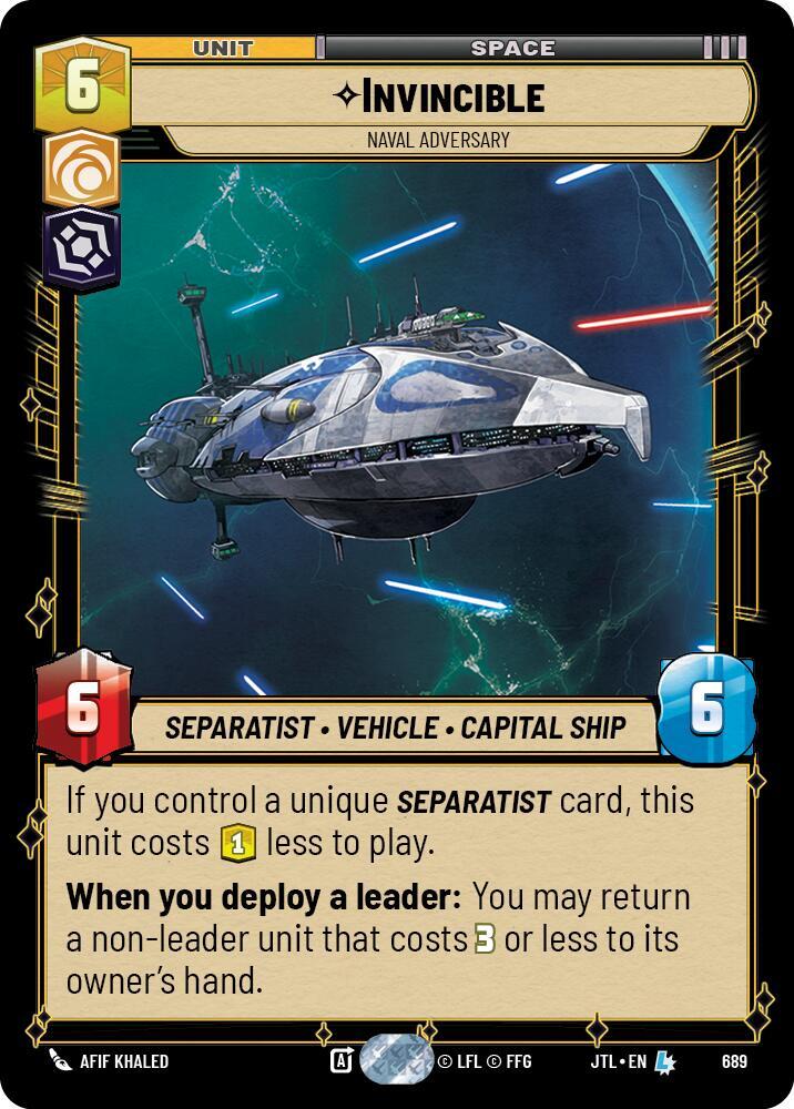 Invincible 689 card