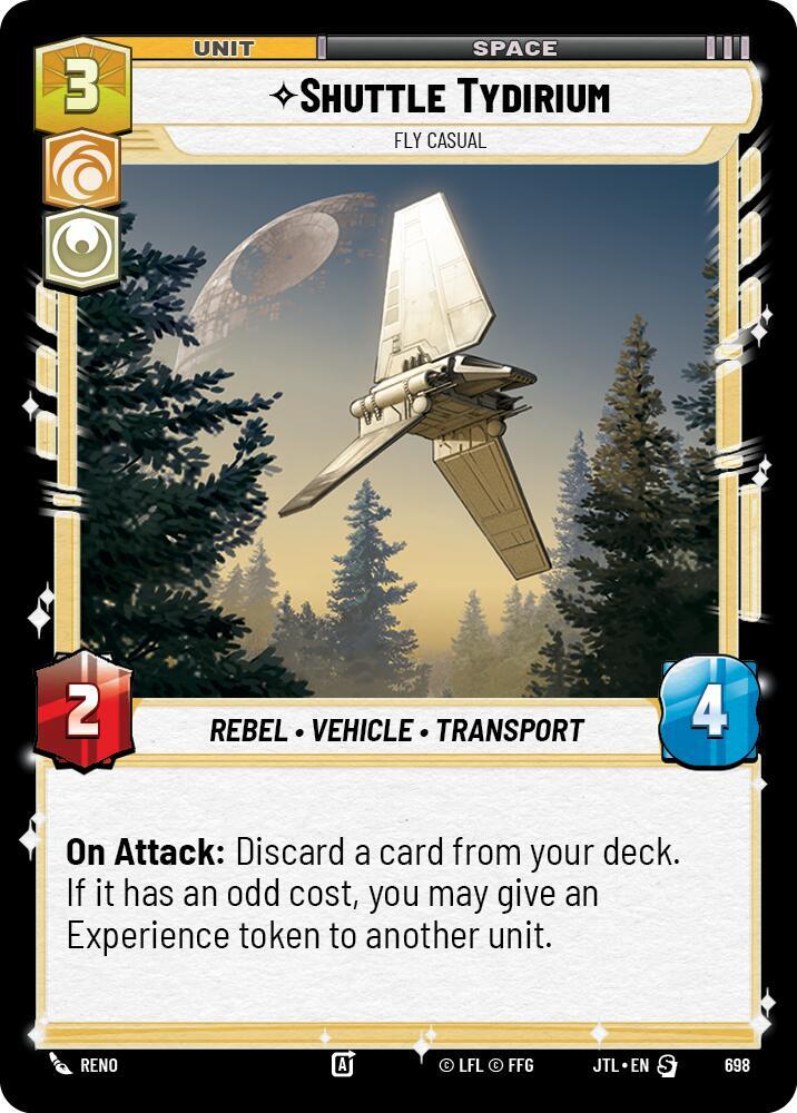 Shuttle Tydirium 698 card