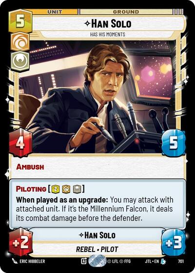 Han Solo - Has His Moments (Foil) Jump to Lightspeed card price