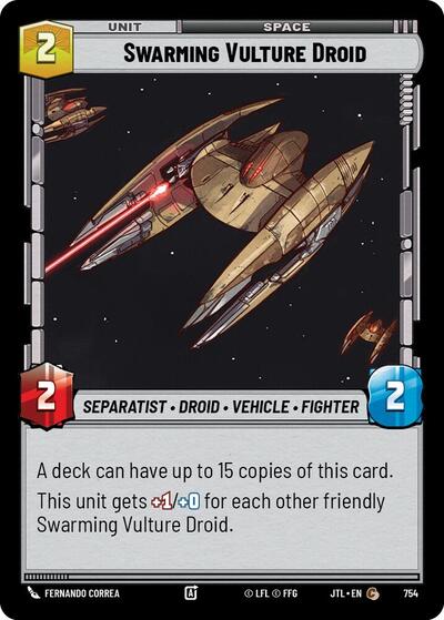 Swarming Vulture Droid (Foil) - Jump to Lightspeed