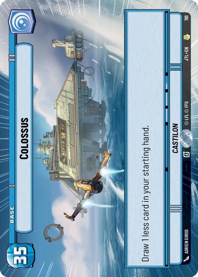 Colossus (Hyperspace Foil) Jump to Lightspeed Rare Star Wars Unlimited card — value and price