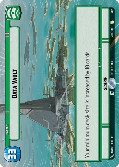 Data Vault (Hyperspace Foil) Jump to Lightspeed Rare Star Wars Unlimited card — value and price