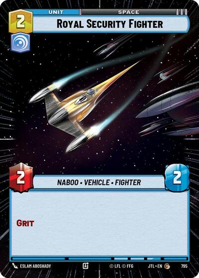 Royal Security Fighter Hyperspace Foil