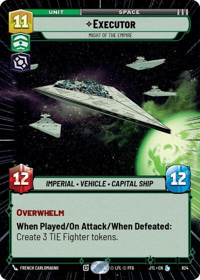 Executor - Might of the Empire (Hyperspace Foil) Jump to Lightspeed card price