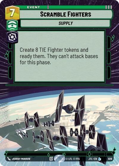 Scramble Fighters (Hyperspace Foil) Jump to Lightspeed card price