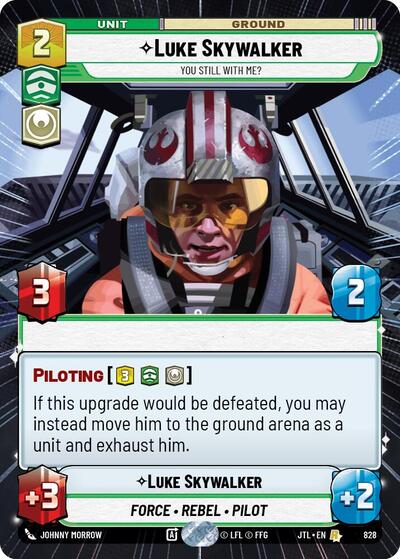 Luke Skywalker - You Still With Me? (Hyperspace Foil) Jump to Lightspeed card price
