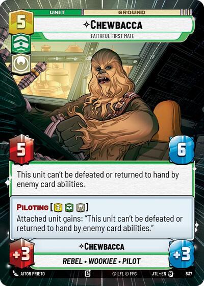 Chewbacca - Faithful First Mate (Hyperspace Foil) Jump to Lightspeed card price