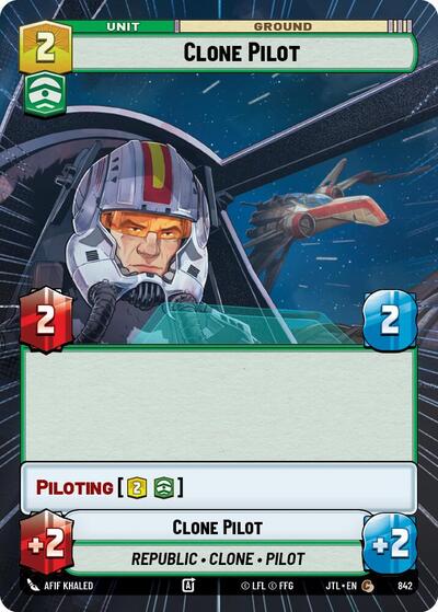 Clone Pilot Hyperspace Foil