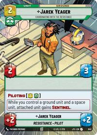 Jarek Yeager - Coordinating With The Resistance (Hyperspace Foil)