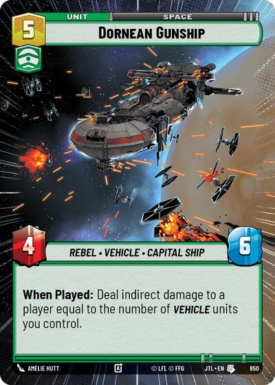 Dornean Gunship Hyperspace Foil