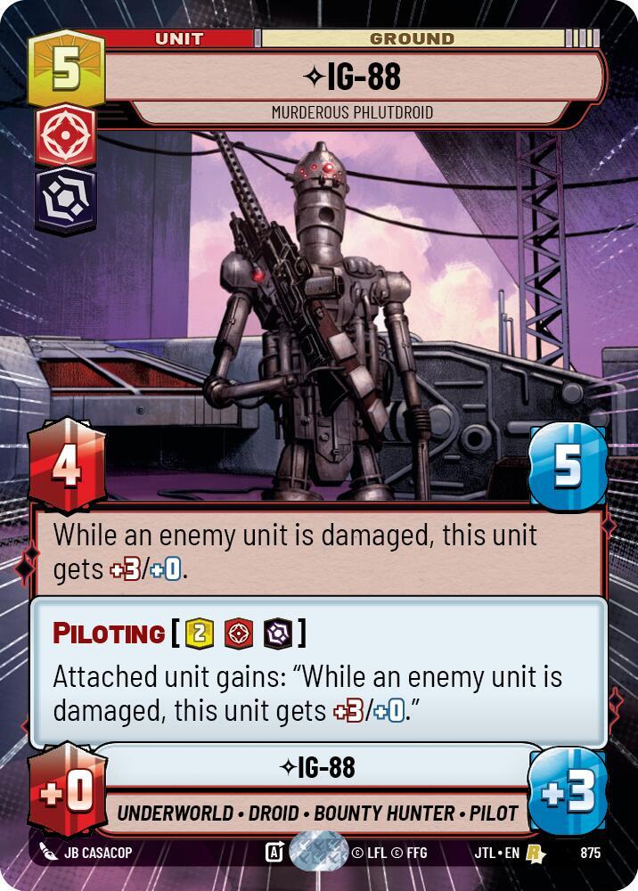 IG-88 - Murderous Phlutdroid (Hyperspace Foil)