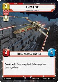 Red Five - Running the Trench (Hyperspace Foil)