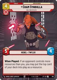 Cham Syndulla - Rallying Ryloth (Hyperspace Foil)