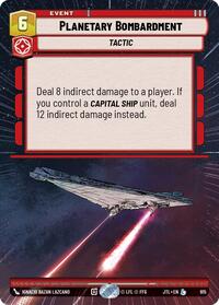 Planetary Bombardment (Hyperspace Foil)