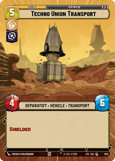 Techno Union Transport Hyperspace Foil