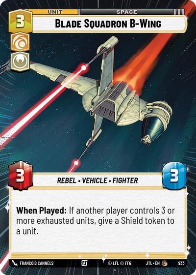 Blade Squadron B Wing Hyperspace Foil