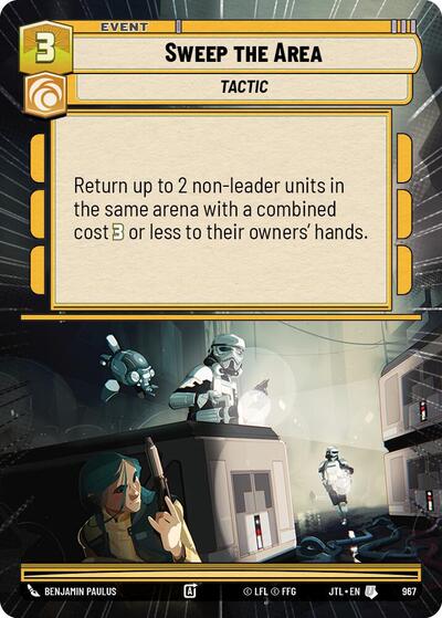 Sweep the Area Hyperspace Foil