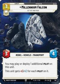 Millennium Falcon - Get Out And Push (Hyperspace Foil)