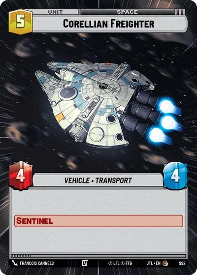 Corellian Freighter Hyperspace Foil - N/A