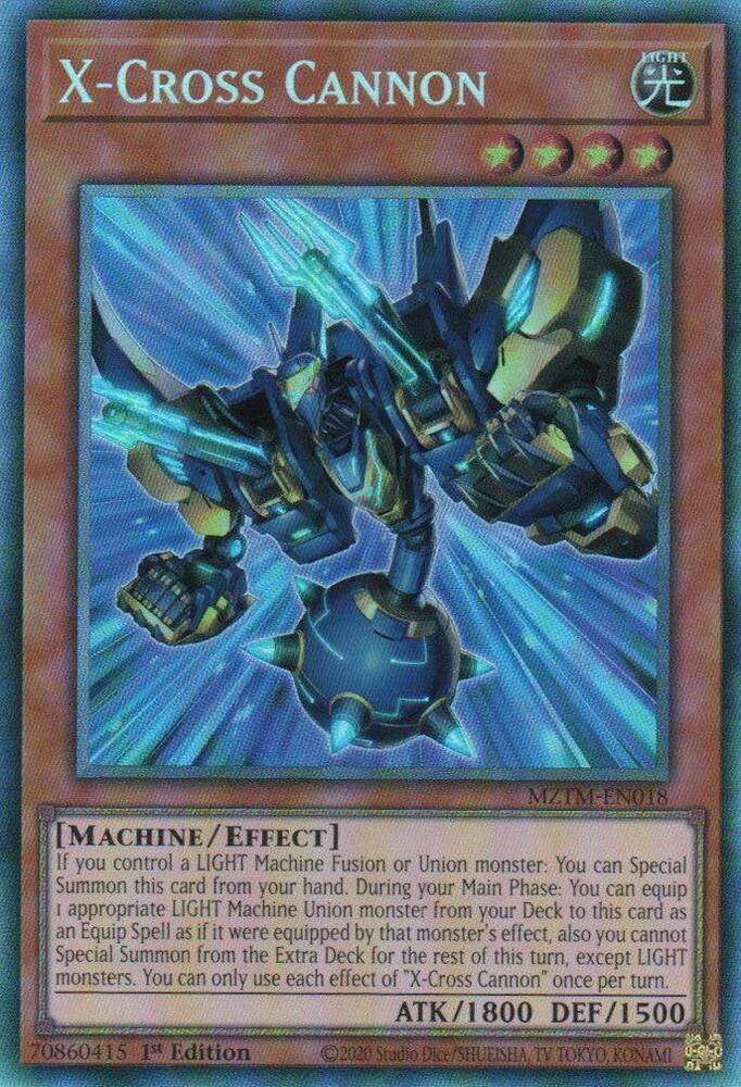 遊戯王 MZTM-EN018 Ｘ−クロス・キャノン X-Cross Cannon (英語版 1st Edition コレクターズレア) Maze of the Master X-Cross Cannon (CR) - Maze of the Master - YuGiOh