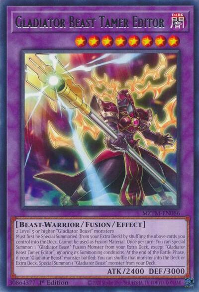 Gladiator Beast Tamer Editor