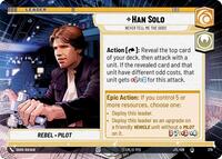 Han Solo - Never Tell Me the Odds (Hyperspace) card