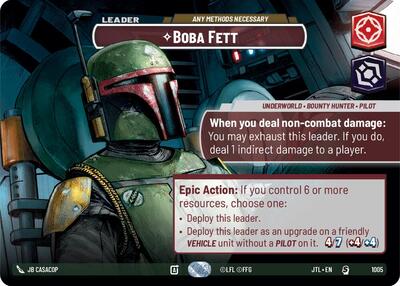 Boba Fett - Any Methods Necessary (Showcase) Jump to Lightspeed card price
