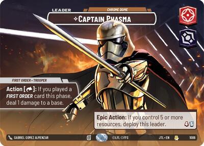 Captain Phasma - Chrome Dome (Showcase) Jump to Lightspeed card price