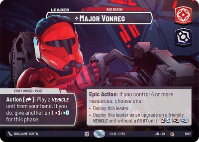 Major Vonreg - Red Baron (Showcase) card