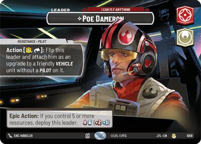 Poe Dameron - I Can Fly Anything (Showcase) Jump to Lightspeed card price