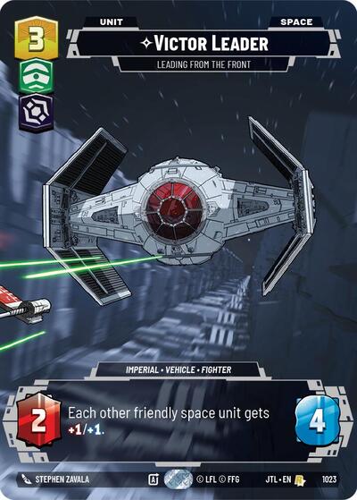 Victor Leader - Leading from the Front (Prestige) Jump to Lightspeed card price